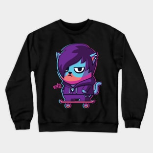 CatSoki EmoCat Crewneck Sweatshirt